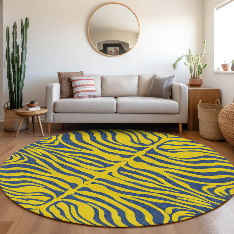 Tapis intérieur / extérieur lavable Fernelle , 2'3" x 7'6"