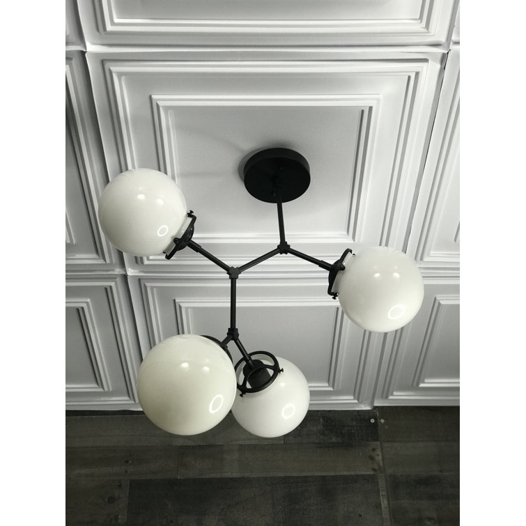 Marelle 4 - Light Dimmable Sputnik Modern Linear Chandelier