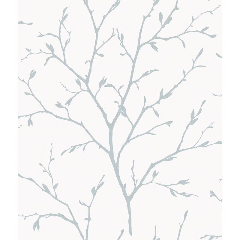 Floral Roll, Slate Blue