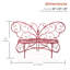 Banc de jardin en fer Breena-1110052185