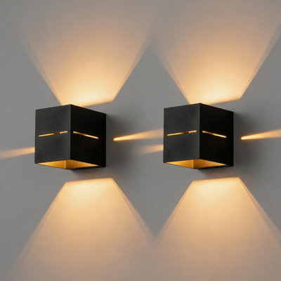 Square Flush Mounted Sconces Wall Light