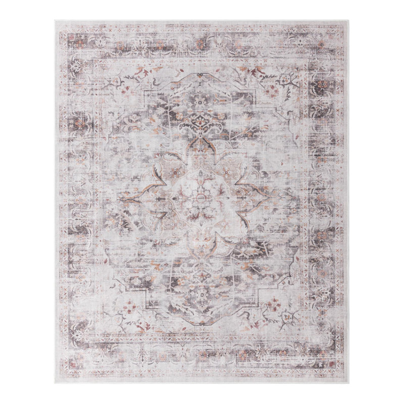 Tapis gris, Rectangle 7 pi 1 po x 10 pi