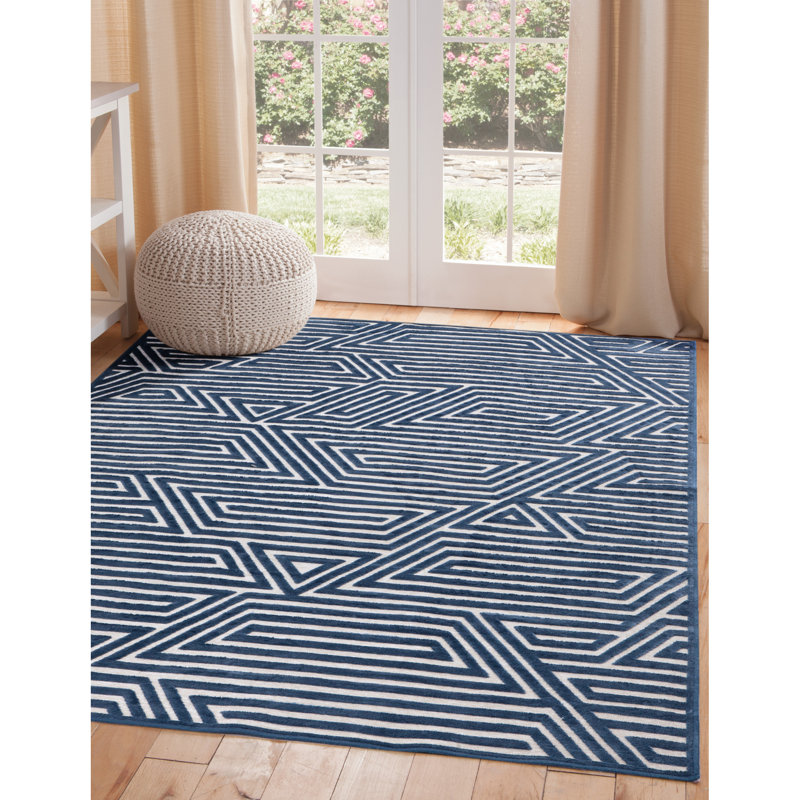 Tapis géométrique Chenille
