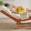 Chaise berçante réglable avec coussin amovible-107293227