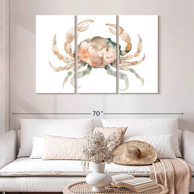 Brampt White Crab, 32" H x 50" W