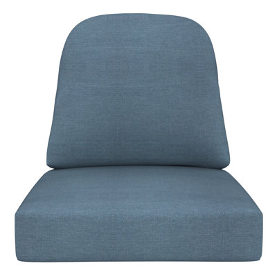 Siège / dossier en rotin 22 po x 24 po x 5 po Arthor Sunbrella, coussin de remplacement pour mobilier d'extérieur Alexandria
