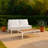 Kylis 60'' Wide Aluminum Loveseat with Cushions-61209618-61209623