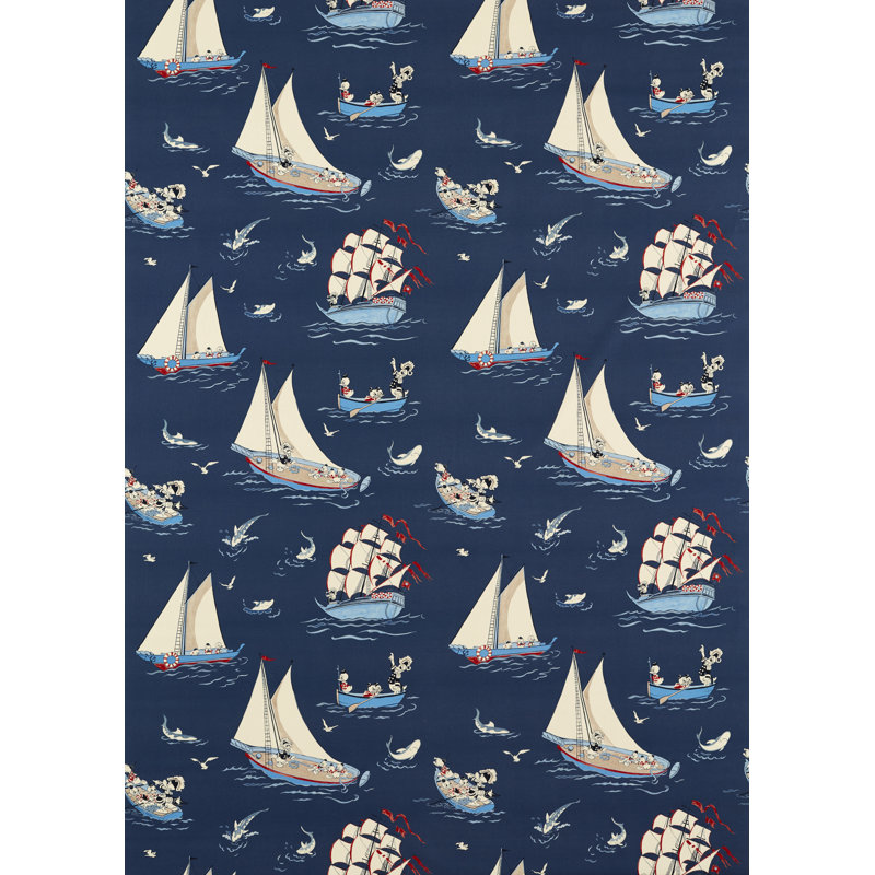 Donald Nautical Fabric, Night Fishing