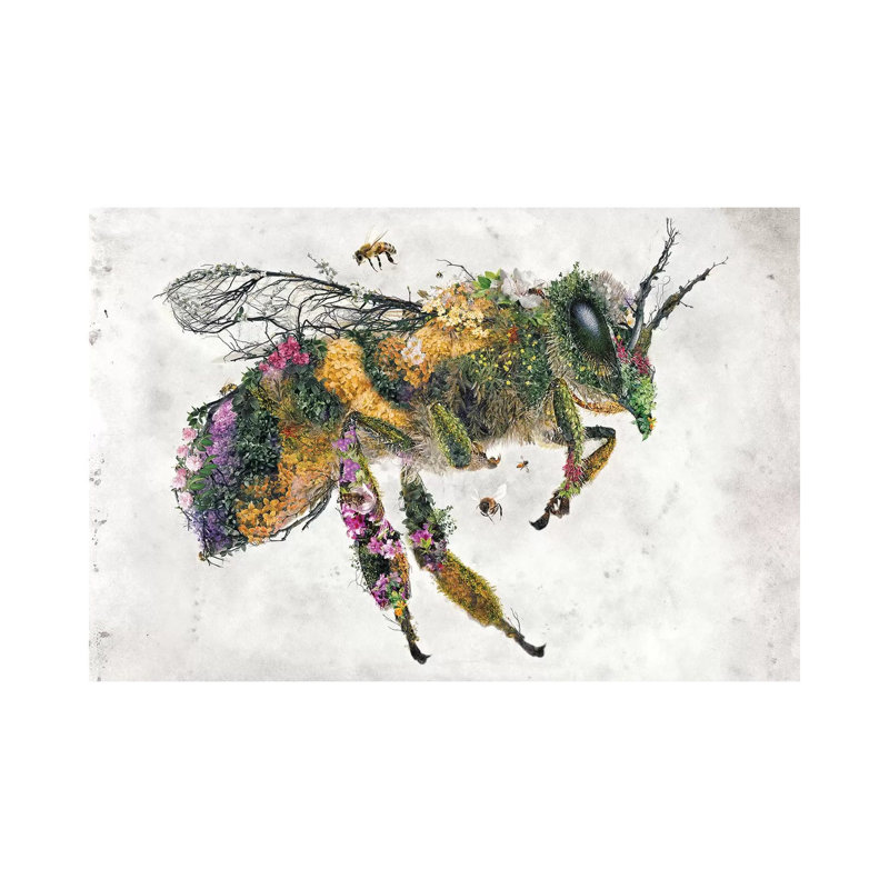 Must Bee The Honey by Barrett Biggers - Wrapped Canvas Print, 20.32 cm H x 30.48 cm W