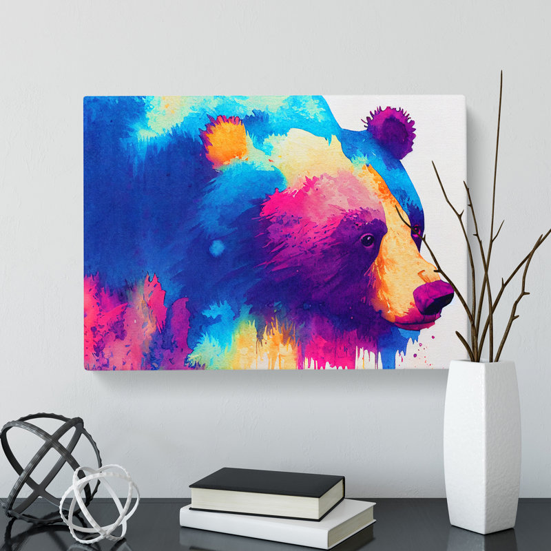 Bear Splash Vol.8 Abstract - Wrapped Canvas, 40cm H x 60cm W x 3cm D