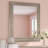 Mateer 29x35" Champagne Pave Textured Framed Decorative Accent Bathroom Vanity Mirror for Entryway Wall, Living Room, Bedroom, Powder Room-247971309