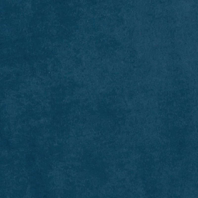 Fauteuil demi-tonneau en cuir Rosemont, Sergé bleu