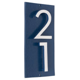 Floating 1-Line Wall Address Plaque