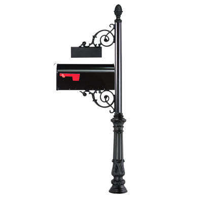 Aluminum Post Mounted Mailbox