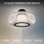 Doma Dimmable LED Semi-Flush Mount With Built in Color Temperature Adjustability Switch From 2700K/3000K/3500K/4000K-2003013619