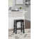 Clemente Counter Stool with Solid Wood Frame