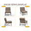 Accent Chair Modern Chair Metal Frame Armless chair Multi-scene Indoor&Outdoor Chair, Easy Assembly Reading Side Chair for Living Room Patio Balcony-485960909-485960910
