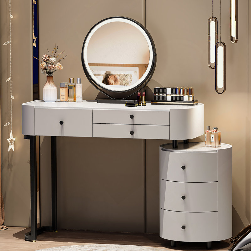 Coiffeuse moderne avec miroir amovible