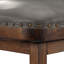 Tabouret de bar pivotant moderne avec revêtement en polyuréthane pour un îlot de cuisine et un confort à la maison