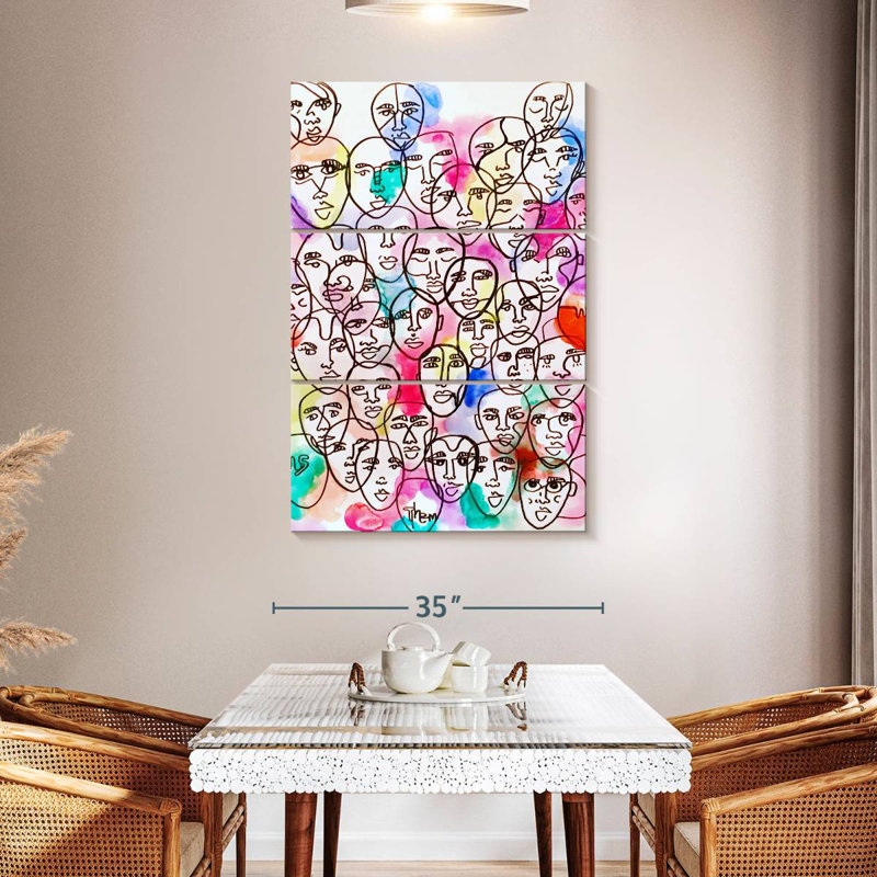 Khadijeh We Us Them, 50" H x 32" W