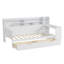 Lit de jour en bois avec rangement, tiroirs et bureau-800605305