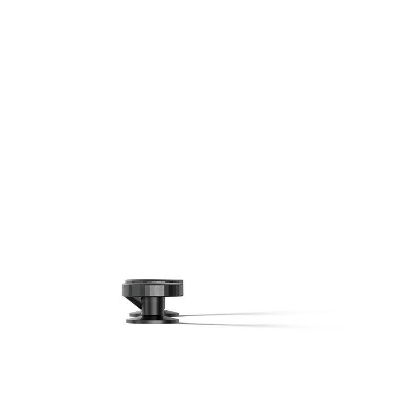 Components Deck-Mount Bath Faucet Handles With Industrial Design, Brushed Graphite