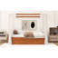 Wooden Canopy Bed With Storage Drawers-21465289-21465291