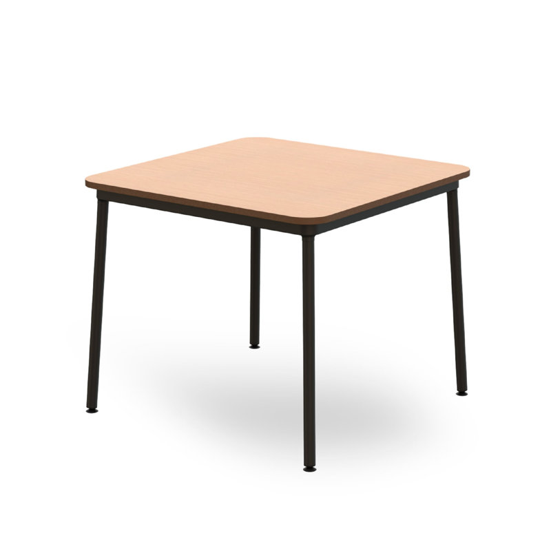 Hub Square Dining Table, 29.53"H x 35.43"L x 35.43"W