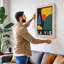La Vie Art Deco - Wrapped Canvas-131764046-131764045