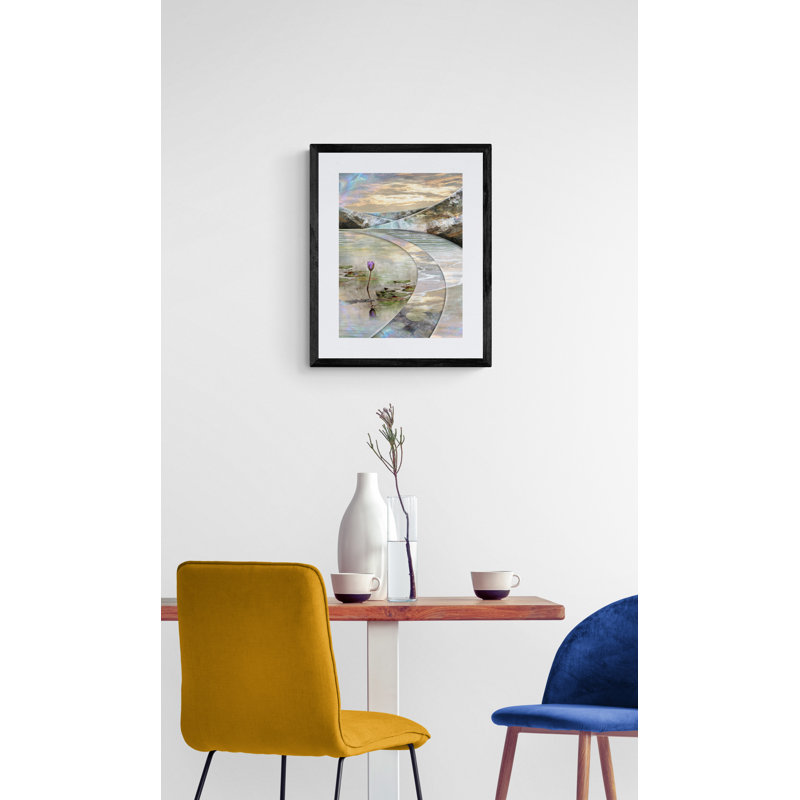 Time Is On Our Side Print by Leslie Kell, Black Framed Paper, 21.25" H x 17.25" W