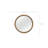 English Knotty Oak Inspired Round Mirror
