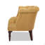 Fauteuil d'appoint capitonné, velours doré-531378602