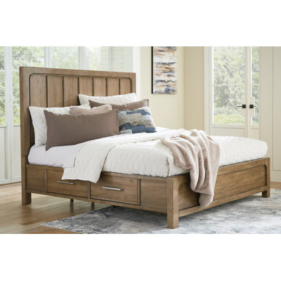 Panel Bed with Storage