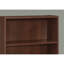 Bibliothèque, bibliothèque, 4 niveaux, H 36 po, bureau, chambre à coucher, stratifié brun, transitionnel-1841776815