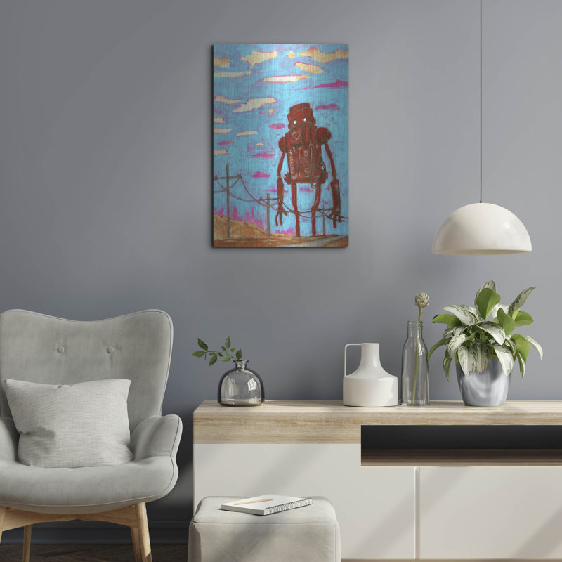 «Zapow Art II» par Craig Snodgrass, art mural en métal, H 24 po x l 16 po
