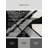 Machine Washable Pandelica Times Square Lights Modern Checkered Rug in White – Black Binding-283078368