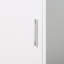 Grande armoire de rangement pour salle de bain avec miroir pour petits espaces - blanc