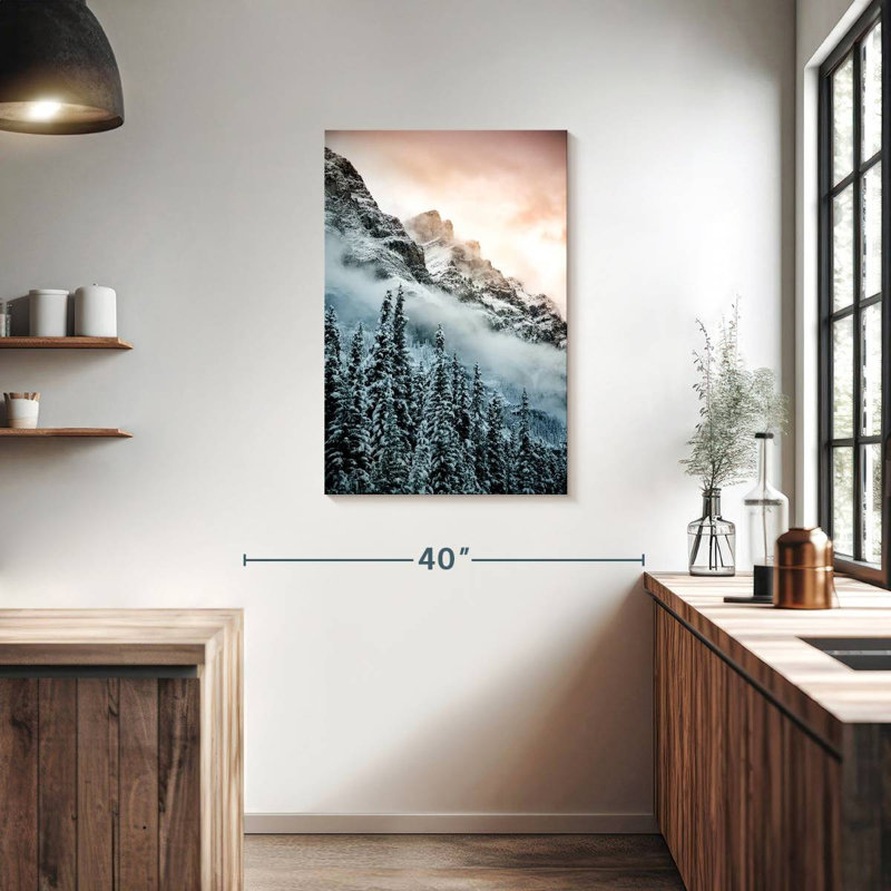 Alvord Frozen Mountain Nightfall, 36" H x 24" W