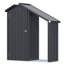 Waterproof Outdoor Storage Cabinet With Shelves And Firewood Rack