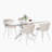 5-Piece Rectangle Glass Dining Table Set-291063169-291063197-291063198