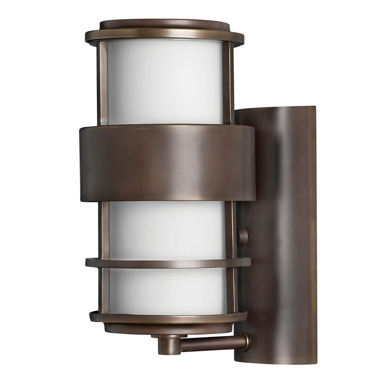Saturn LED Outdoor Flush Mount, 60W Medium, Satin Black, 12" H x 6" W x 7.5" D