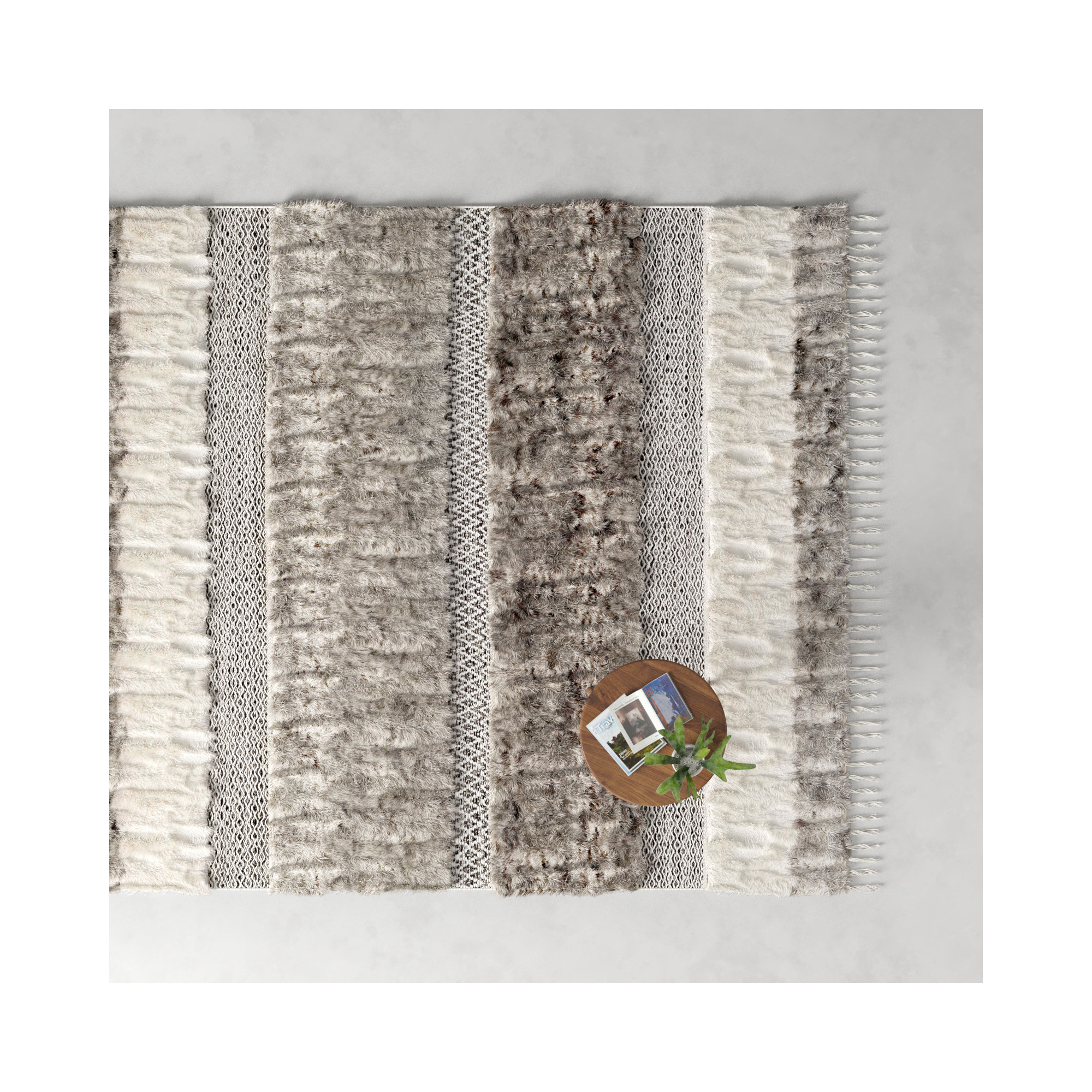 Catalina Handmade Wool Rug, Rectangle 8' x 10'