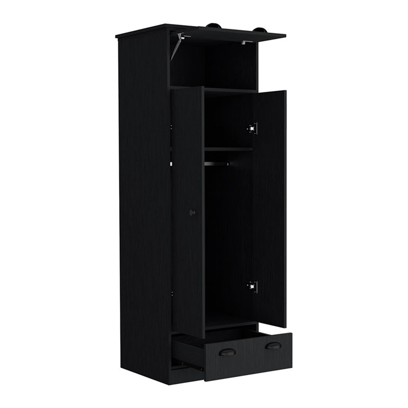 Armoire Dumas, chambre à coucher, Noir