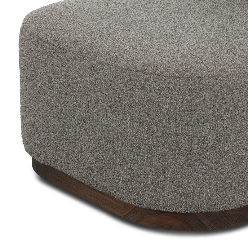 Malta Outdoor Swivel Chair-Faye Sand, Lera Fawn, Washed Brown