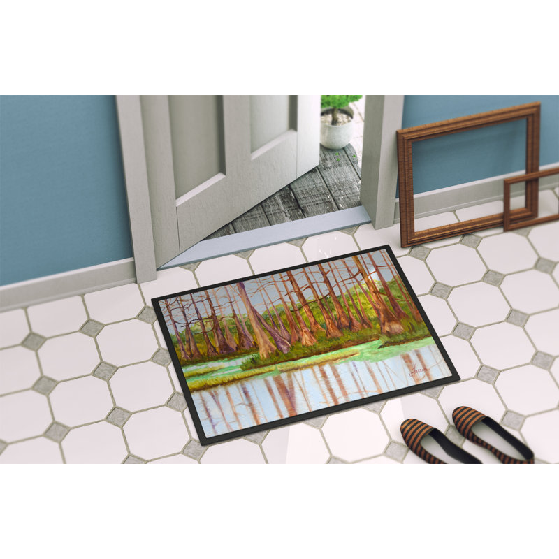 Non-Slip Doormat, 24" W x 36" L, Bayou