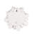 D7.3X2.8" Handmade Cream Ceramic Flower Wall Decor Accent