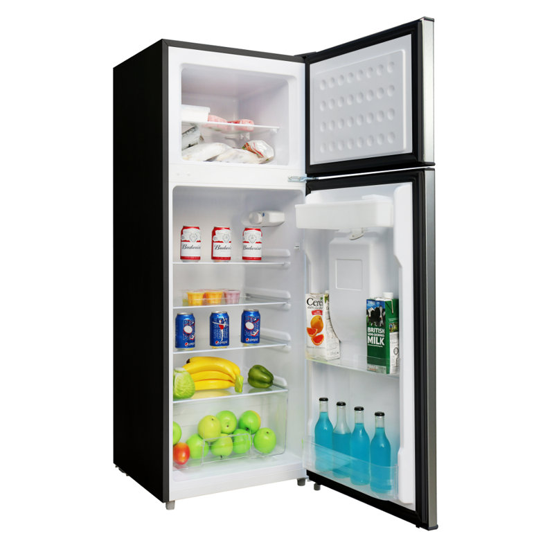 Combo réfrigérateur congélateur Frigidaire Pi. Capacité appartement avec réfrigérateur et congélateur, distributeur d'eau