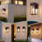 2-Pack Modern Outdoor Wall Light - Waterproof Outdoor Sconce With Clear Glass -952375314