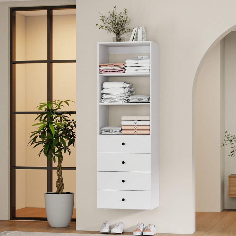 Tablette pour garde-robe 23,40 po Oddveig, Brun