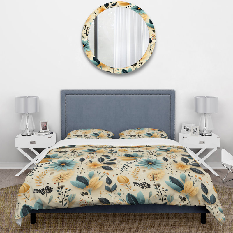 Ensemble de housse de couette Minimalisme, Housse de couette pour grand lit et 2 taies décor